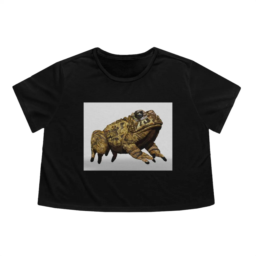 Yellow Toad Women's Flowy Cropped Tee