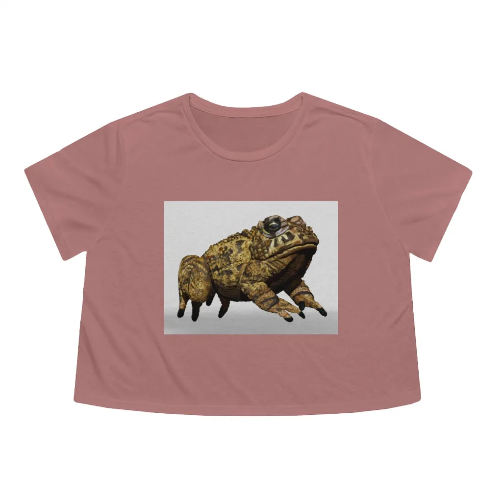 Yellow Toad Women's Flowy Cropped Tee