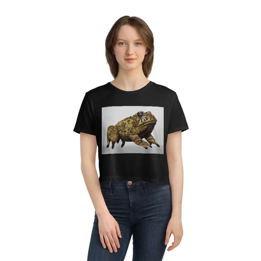 Yellow Toad Women's Flowy Cropped Tee