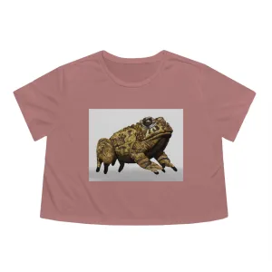 Yellow Toad Women's Flowy Cropped Tee