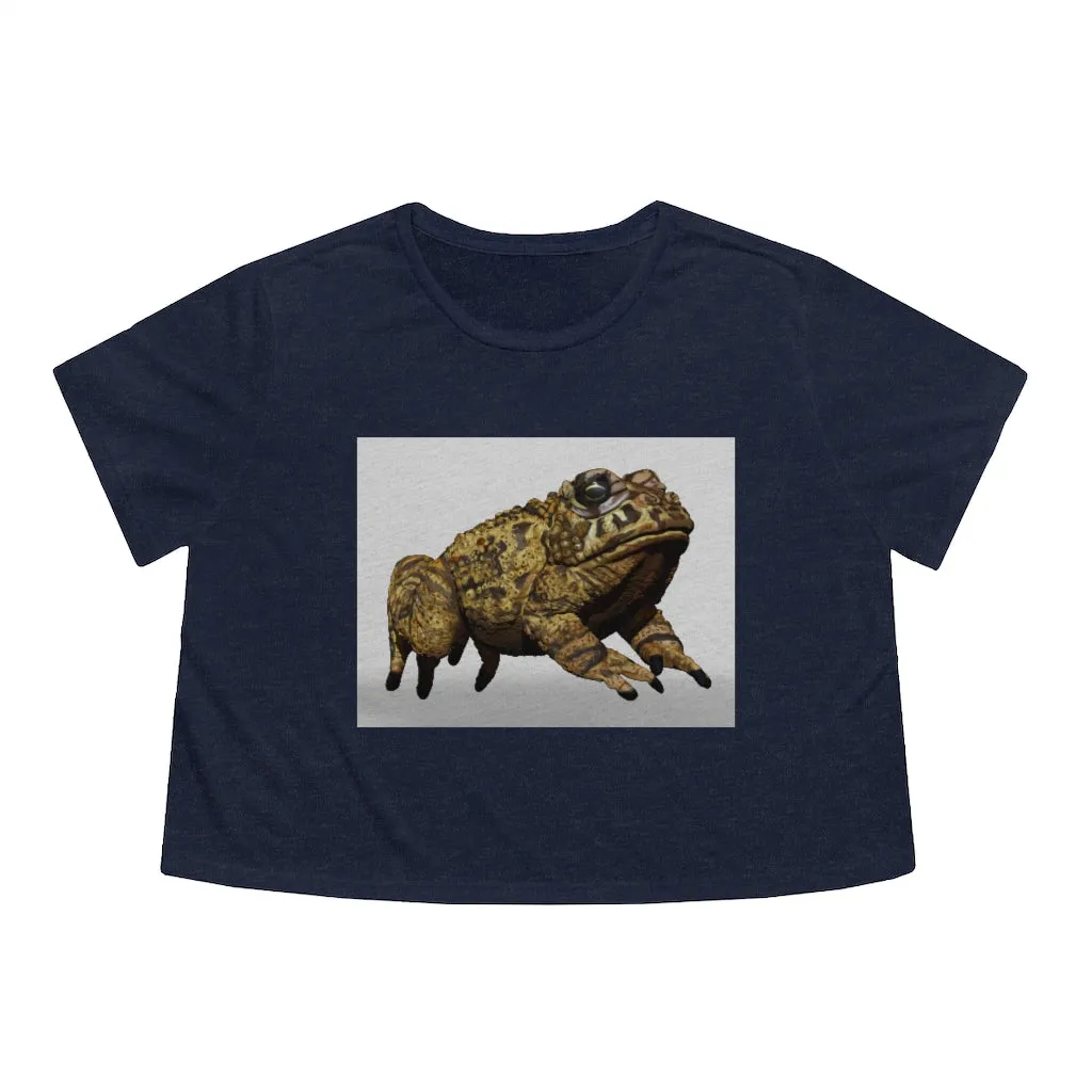 Yellow Toad Women's Flowy Cropped Tee